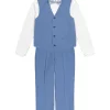 Brand new 👏 IZOD Boys 4-7 Seersucker Vest Set 🛒 -Swimsuit Shop Belk 1010