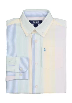 Wholesale 🔔 IZOD Boys 4-7 Woven Pastel 👕 Shirt 😍