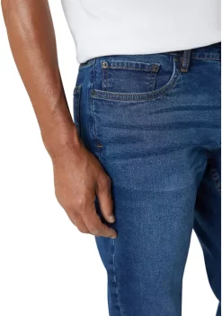 Brand new 😀 IZOD Comfort Stretch Blue Denim 👖 Jeans ⌛ -Swimsuit Shop Belk 104