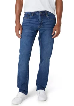 Brand new 😀 IZOD Comfort Stretch Blue Denim 👖 Jeans ⌛ -Swimsuit Shop Belk 106