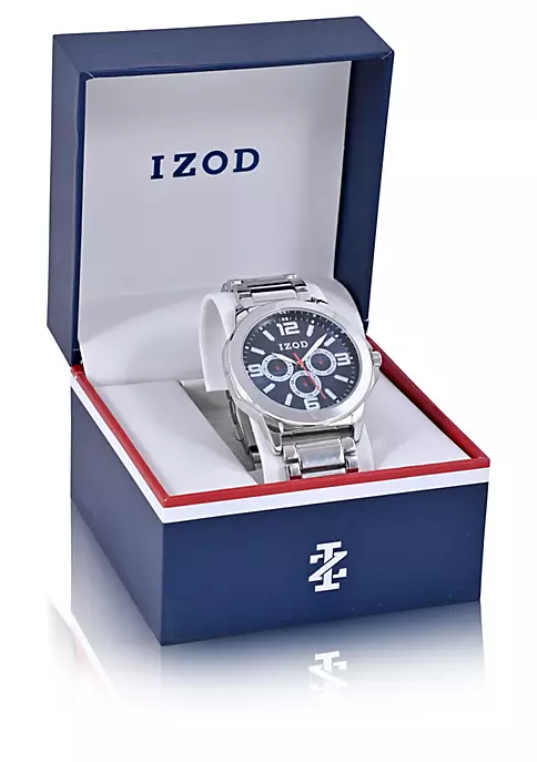 Brand new ⭐ IZOD Silvertone Bracelet ⌚ Watch 👏 4 Brand new ⭐ IZOD Silvertone Bracelet ⌚ Watch 👏 - Image 2