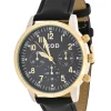 Buy ⌛ IZOD Men's Black Strap ⌚ Watch with Two Tone Case ✔️ 1 Buy ⌛ IZOD Men's Black Strap ⌚ Watch with Two Tone Case ✔️ -Swimsuit Shop Belk 1080