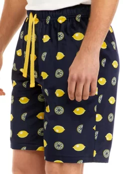 Cheapest 😍 IZOD Life Touch Lemons Sleep Shorts 😀 -Swimsuit Shop Belk 1108