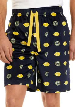 Cheapest 😍 IZOD Life Touch Lemons Sleep Shorts 😀 -Swimsuit Shop Belk 1109