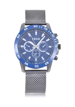 Wholesale 💯 IZOD Gunmetal Mesh Sport Bracelet ⌚ Watch 💯 -Swimsuit Shop Belk 1120