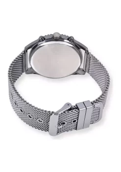 Flash Sale 🔔 IZOD Gunmetal Mesh Sport Bracelet ⌚ Watch 🔔 -Swimsuit Shop Belk 1149