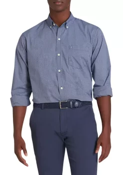 Deals 🌟 IZOD Long Sleeve Yarn Dyed Check Button Down 👕 Shirt 👏 -Swimsuit Shop Belk 1168
