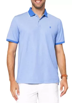 Promo ⭐ IZOD Short Sleeve Grid Polo ⌛ -Swimsuit Shop Belk 12
