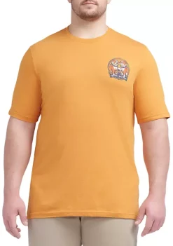 Cheapest ⌛ IZOD Big & Tall Saltwater Short Sleeve Graphic T-Shirt ⭐ -Swimsuit Shop Belk 1204