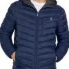Hot Sale 🤩 IZOD Men's Quilted Hooded Puffer 🤩 -Swimsuit Shop Belk 1205