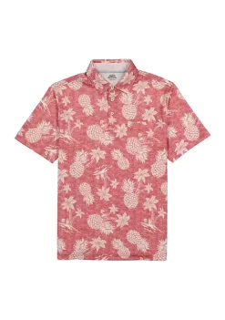 Hot Sale 🎁 IZOD Short Sleeve Saltwater Beach Polo 👍