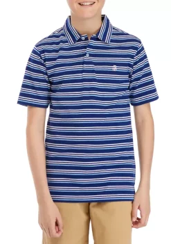 Coupon 👏 IZOD Boys 8-20 Multi Stripe Polo 👕 Shirt ✨ -Swimsuit Shop Belk 1245