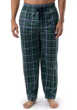 Outlet 🎁 IZOD Silky Fleece Plaid Lounge Pants ⭐