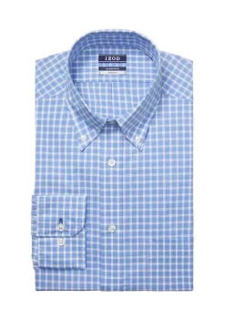 Top 10 ✨ IZOD Men's Regular Fit All Over Stretch 👗 Dress 👚 Shirt 👍 -Swimsuit Shop Belk 185