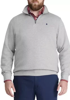 Promo 🧨 IZOD Big & Tall Advantage Fleece 1/4 Zip Sweatshirt 😍