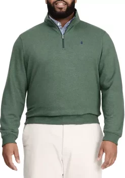 Promo 🧨 IZOD Big & Tall Advantage Fleece 1/4 Zip Sweatshirt 😍 -Swimsuit Shop Belk 225