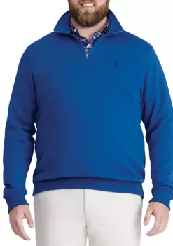Promo 🧨 IZOD Big & Tall Advantage Fleece 1/4 Zip Sweatshirt 😍 -Swimsuit Shop Belk 228