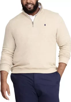Promo 🧨 IZOD Big & Tall Advantage Fleece 1/4 Zip Sweatshirt 😍 -Swimsuit Shop Belk 231