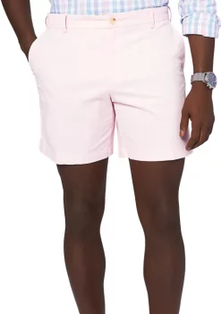 New 👍 IZOD 7" Saltwater Flat Front Stretch Shorts 🎉 -Swimsuit Shop Belk 24