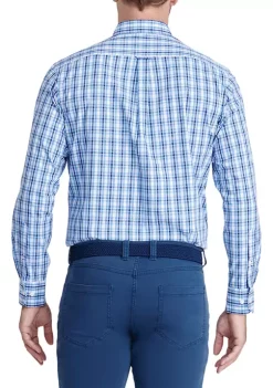 Brand new ⌛ IZOD Long Sleeve Classic Woven 👚 Shirt 🔥 -Swimsuit Shop Belk 241