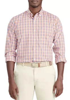 Brand new ⌛ IZOD Long Sleeve Classic Woven 👚 Shirt 🔥 -Swimsuit Shop Belk 243