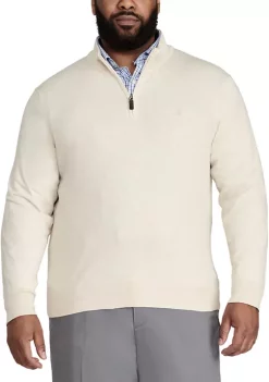 Flash Sale 💯 IZOD Big & Tall 1/4 Zip Sweater 🥰 -Swimsuit Shop Belk 265
