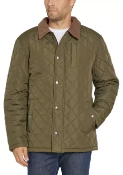 Coupon 😍 IZOD Men's Diamond Quilted Barn Jacket 🌟
