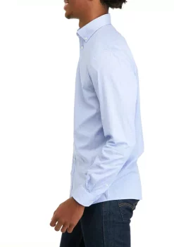 Best reviews of 🎉 IZOD Men's Slim Fit Stretch Cool FX Cooling Collar 👗 Dress 👚 Shirt ✔️ -Swimsuit Shop Belk 295