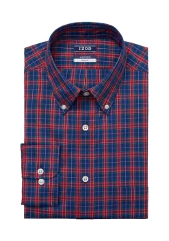 Cheap 🥰 IZOD Men's Regular Fit All Over Stretch 👗 Dress 👚 Shirt ⭐ -Swimsuit Shop Belk 303