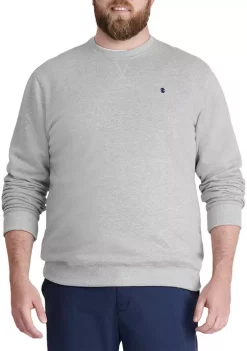 Best reviews of 😍 IZOD Big & Tall Advantage Fleece Crew Neck Sweatshirt 🔥 -Swimsuit Shop Belk 306