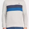 Coupon 🤩 IZOD Advantage Fleece Stripe Crew Neck 👕 Shirt 👏 -Swimsuit Shop Belk 341