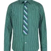 Cheap 😍 IZOD Boys 8-20 Long Sleeve Stretch Charleston 👚 Shirt with Tie 👍 -Swimsuit Shop Belk 352
