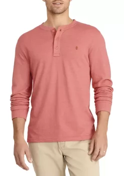 Best Sale ✨ IZOD Saltwater Henley Solid 👚 Shirt 🎁 -Swimsuit Shop Belk 368