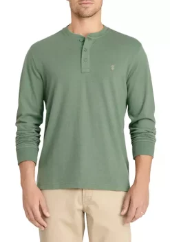 Best Sale ✨ IZOD Saltwater Henley Solid 👚 Shirt 🎁 -Swimsuit Shop Belk 371