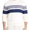 Wholesale 👏 IZOD Crew Neck Stripe Sweater 🎁 -Swimsuit Shop Belk 407