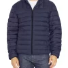 Outlet 👏 IZOD Men's Classic Mock Neck Puffer Jacket 😉 -Swimsuit Shop Belk 476