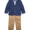 Hot Sale 👏 IZOD Navy Suit Jacket Set Boys 4-7 ❤️ -Swimsuit Shop Belk 487