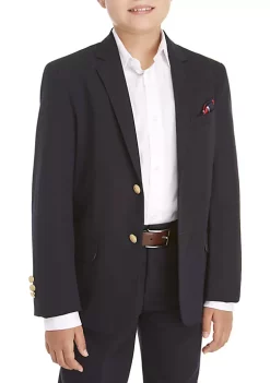 Promo 🤩 IZOD Boys 8-20 Basic Stretch Husky Blazer ⭐