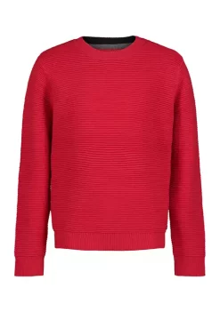 Top 10 🔔 IZOD Boys 8-20 Solid Ottoman Crew Neck Sweater 🔔