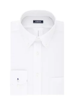 Cheap 👏 IZOD Big & Tall Solid White Stretch 👕 Shirt ⭐