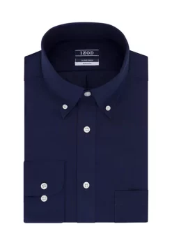 Flash Sale 😍 IZOD Regular Stretch Tonal Check 👗 Dress 👚 Shirt ✨ -Swimsuit Shop Belk 58