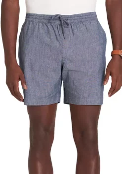 Promo 😀 IZOD 7" Elastic Waist Drawstring Shorts 😉