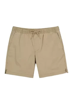 Promo 😀 IZOD 7" Elastic Waist Drawstring Shorts 😉 -Swimsuit Shop Belk 586