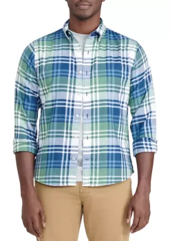 Best Sale ⌛ IZOD Men's Classic Fit Button Down Sport 👕 Shirt ✨ -Swimsuit Shop Belk 605