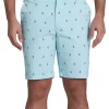 Cheap 🔔 IZOD 9.5" Saltwater Flat Front Printed Stretch Shorts 💯 -Swimsuit Shop Belk 606