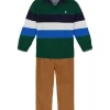 Cheapest 👏 IZOD Boys 4-7 Multi Stripe 1/4 Zip Pullover Sweater with 👕 Shirt and Corduroy Pants 🌟 -Swimsuit Shop Belk 610