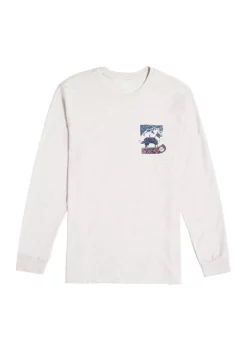 Coupon 😉 IZOD Long Sleeve Saltwater Graphic T-Shirt 🎉 -Swimsuit Shop Belk 617