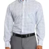 Best deal 👏 IZOD Men's Regular Fit All Over Stretch 👗 Dress 👚 Shirt 😍 -Swimsuit Shop Belk 62