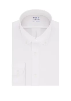Best Sale ❤️ IZOD Advantage Performance Slim Fit 👗 Dress 👚 Shirt 🤩 -Swimsuit Shop Belk 629
