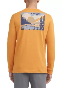 Brand new 😀 IZOD Long Sleeve Saltwater Graphic T-Shirt 🤩